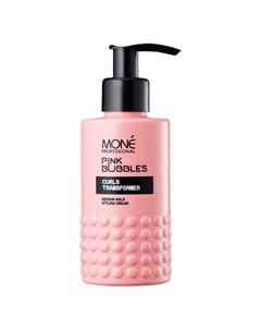 Крем-стайлинг для вьющихся и кудрявых волос средней фиксации Pink Bubbles Mone professional