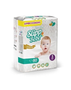 Подгузники для детей JUMBO № 3 80.0 Slipp bebe