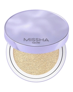 Тональный кушон c антивозрастной сывороткой Glow Layering Fit Cushion Missha