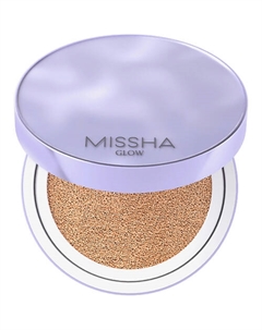 Тональный кушон c антивозрастной сывороткой Glow Layering Fit Cushion Missha