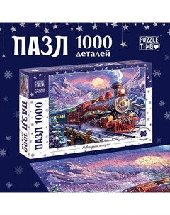 Пазл «Новогодний экспресс», 1000 деталей Puzzle time