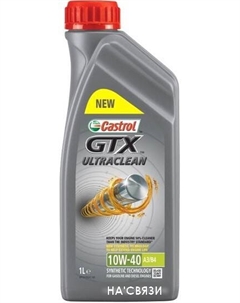 Моторное масло GTX Ultraclean 10W-40 A3/B4 1л Castrol