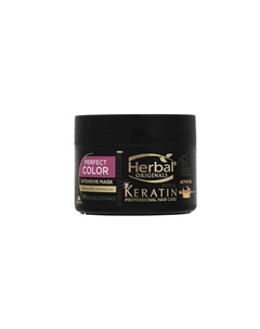 Интенсивная маска фито-кератин Защита цвета окрашенных волос Keratin Professional Hair Care Intensive Mask Herbal