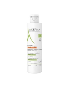 Смягчающий пенящийся гель для сухой кожи Exomega Control A-derma