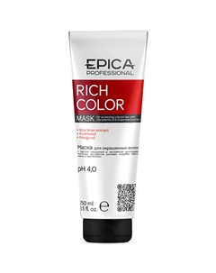 Маска для окрашенных волос Rich Color Epica professional