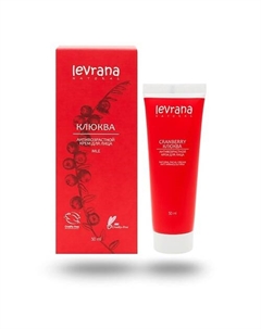 Крем для лица антивозрастной Клюква Cranberry Natural Facial Cream Levrana