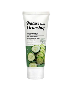 Пенка для умывания с экстрактом огурца Nature Foam Cleansing Cucumber Foodaholic