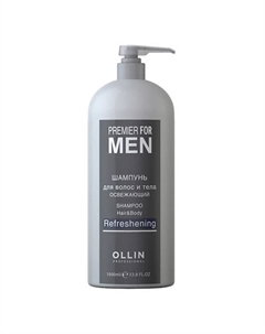 Шампунь для волос и тела освежающий OLLIN PREMIER FOR MEN Ollin professional