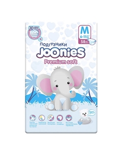 Premium Soft Подгузники 58.0 Joonies