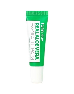 Бальзам для губ с алоэ Real Aloe Vera Essential Lip Balm Farmstay