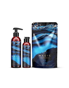 SPA Бокс подарочный magic air wild strawberries and cashmere wood шампунь,скраб,масло Pure bases