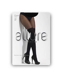 Колготки с имитацией гольфин Charm 40 ден nero 2 Allure