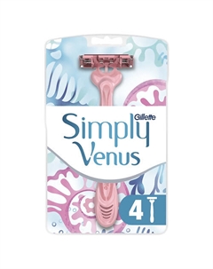 Одноразовая женская бритва с 3 лезвиями Simply Venus Gillette