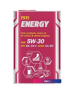 Моторное масло Energy 5W-30 API SN/CH-4 1л (металл) Mannol