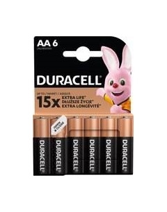 Комплект батареек LR6/MN1500/AA 6BL Duracell