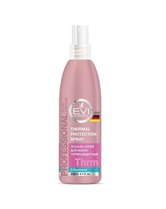 Термозащитный лосьон-спрей для волос Professional Salon Hair Care Thermal Protection Spray Evi professional