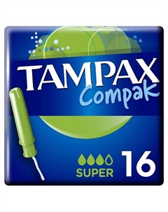 Женские гигиенические тампоны с аппликатором Pearl Compak Tampax