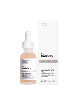 Кислотная сыворотка Lactic Acid 10% + HA 2% для выравнивания тона и текстуры 30.0 The ordinary