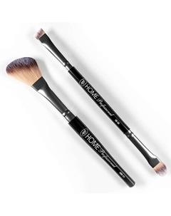 Набор кистей для макияжа лица и глаз CONTOUR &TWO-SIDED EYESHADOW BRUSH SET Tf