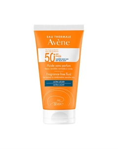 Солнцезащитный флюид SPF 50+ без отдушек Very High Protection Fragrance-free Fluid Avene