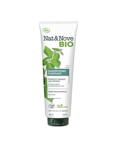 Шампунь для жирных волос Крапива Nat & Nove Bio Shampoo Keranove