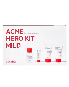 Набор из 4 средств для комбинированной кожи Acne Hero Kit Mild Cosrx