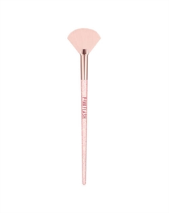 Веерная кисть для макияжа "Fan brush" Pink flash