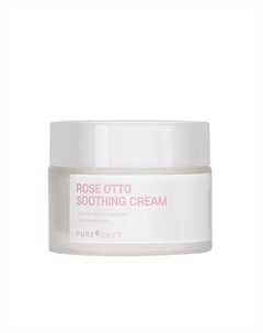 Крем для лица успокаивающий с экстрактом розы дамасской Rose Otto Soothing Cream Pureforet