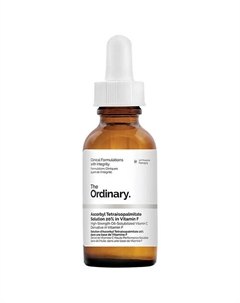 Осветляющая сыворотка Ascorbyl Tetraisopalmitate Solution 20% in Vitamin F 30.0 The ordinary