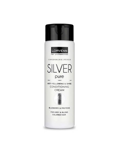 Нейтрализующий крем-кондиционер SILVER PURE ANTI-YELLOWING 300.0 Lorvenn hair professionals