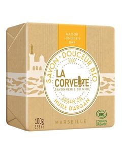 Мыло органическое для лица и тела Масло арганы Marseille Argan Oil Soap La corvette