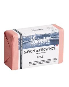 Мыло туалетное прованское для тела Роза Savon de Provence Rose La corvette