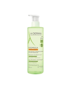 Очищающий гель 2-в-1 для тела и волос Exomega Control A-derma