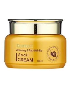 Whitening And Anti-Wrinkle Snail Cream Крем для лица с муцином улитки 100 Deoproce