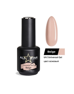 Гель для моделирования ногтей, Universal Gel Liquid "Clear" big All star professional