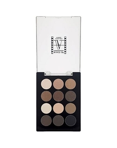 Тени в палитре из 12 цветов Mkatl cosmetics