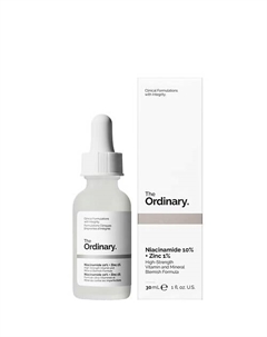 Балансирующая сыворотка Niacinamide 10% + Zinc 1%, против несовершенств 30.0 The ordinary