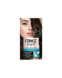 Стойкая краска для волос Уход&Увлажнение Care&Moisture Gliss kur