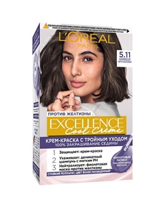 Стойкая крем-краска для волос Excellence Cool Creme L'oreal paris