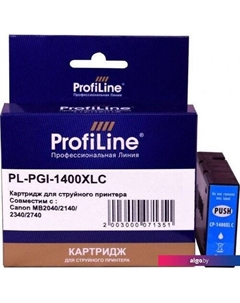 Картридж PL-PGI-1400XLC (аналог Canon PGI-1400XLC_C) Profiline