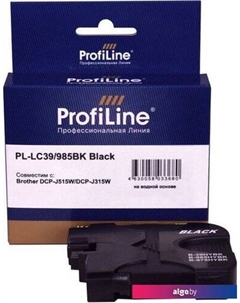 Картридж PL-LC39/985BK (аналог Brother LC39/985BK_BK) Profiline