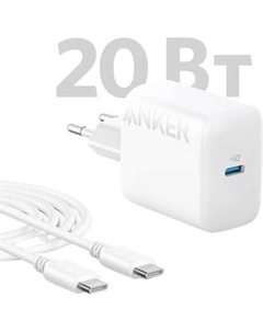 Сетевое зарядное 312 20W USB-C Wall Charger + C Anker