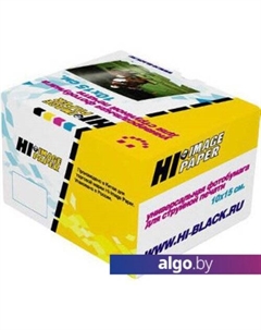 Фотобумага Hi-Image матовая 10x15, 230 г/м2, 500 л [A21183] Hi-black