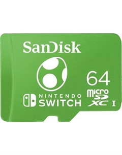 Карта памяти Nintendo Switch Licensed Card microSDXC 64GB SDSQXAO-064G-GN6ZN Sandisk