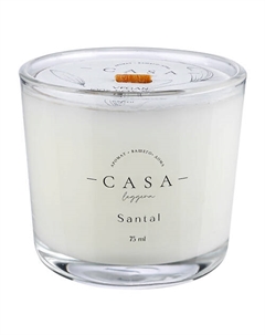 Свеча в стекле Santal 75.0 Casa leggera