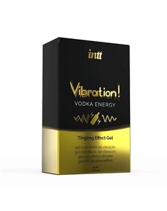 Увлажняющий гель для тела Vibration Gel с ароматом Водка 15 Intt