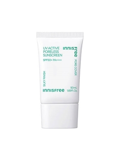 Солнцезащитный крем с эффектом сглаживания пор SPF50+ PA++++ UV Active Sunscreen Innisfree