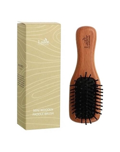 Щетка для волос деревянная Mini Wooden Paddle Brush La'dor