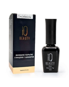 Финишное покрытие глянцевое с шиммером 10 Iq beauty