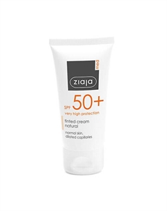 Тонирующий крем для нормальной кожи SPF 50+ Ziaja